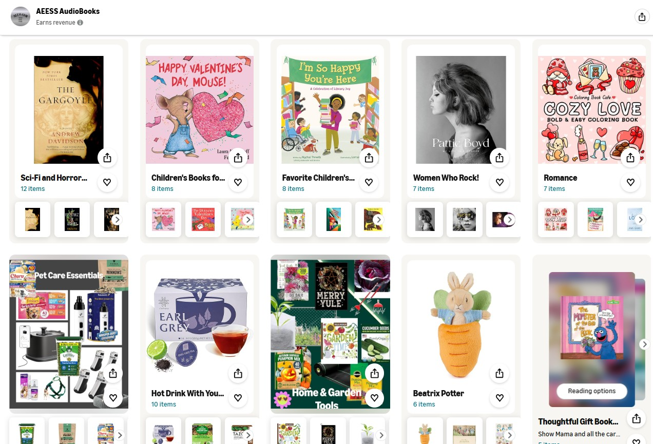 AEESS's Amazon Storefront